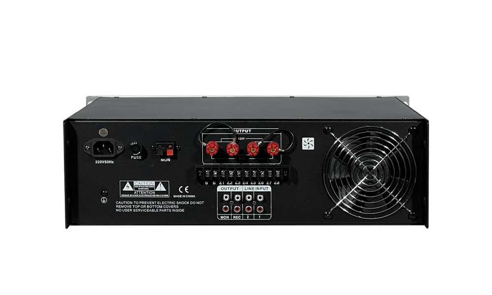 Amply Kasen USB-1500 mặt sau