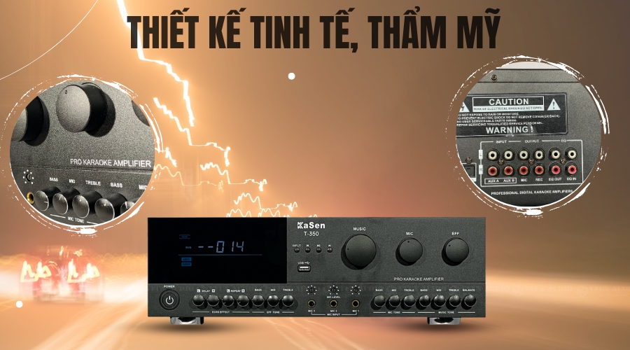 Amply Liền Vang Kasen T-350 chính hãng