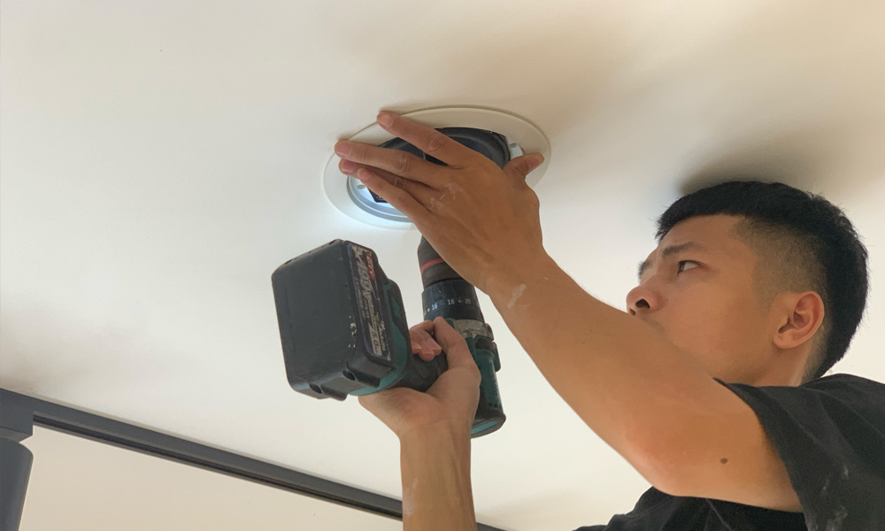 Loa âm trần Kasen CLS-717B lắp đặt