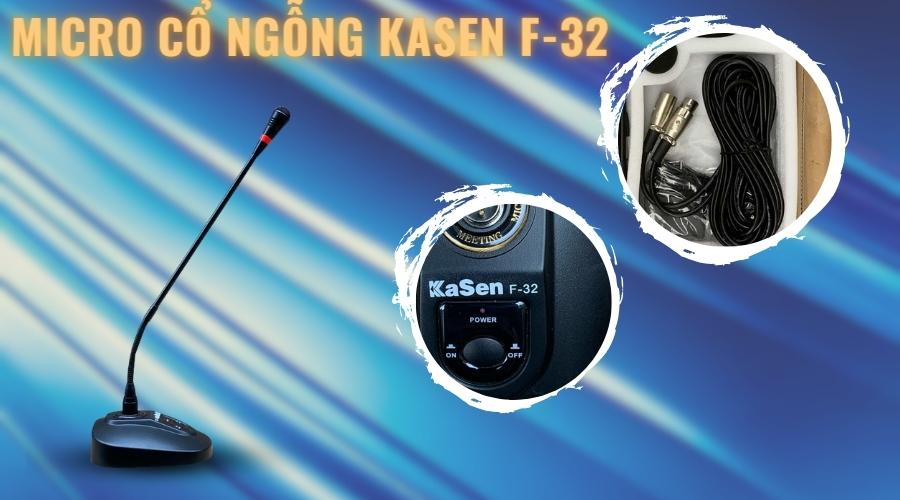 Micro cổ ngỗng Kasen F-32 cao cấp
